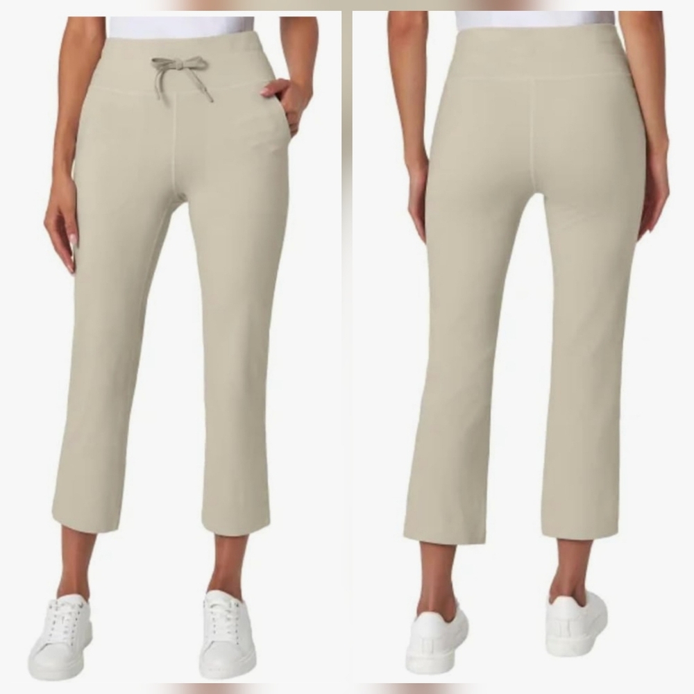 NEW! Mondetta Women's Feather Gray High Rise Capri Pants